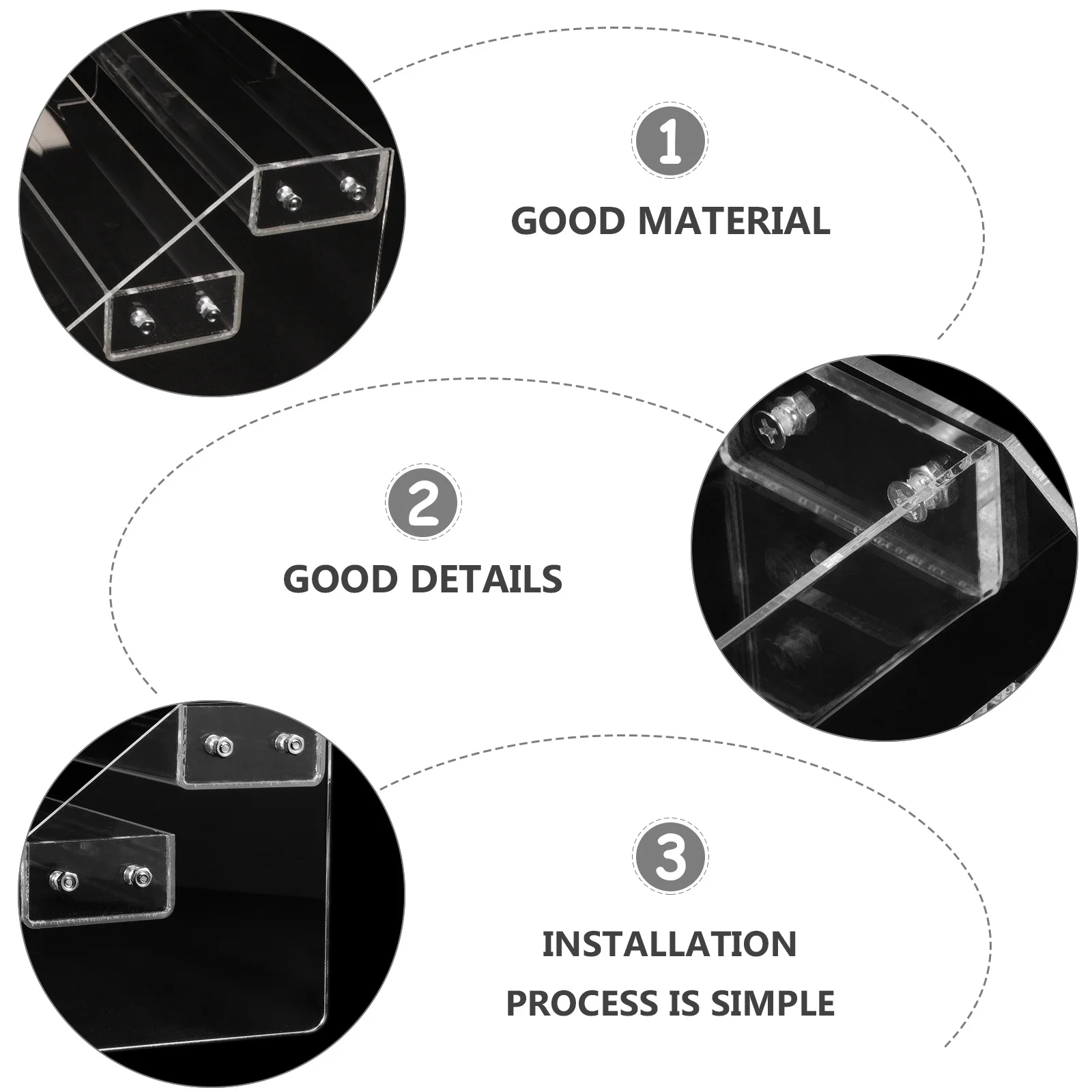 Rack de exibição de goma de mascar acrílico transparente suporte de 3 camadas para armazenamento de loja de conveniência de supermercado de doces varejo