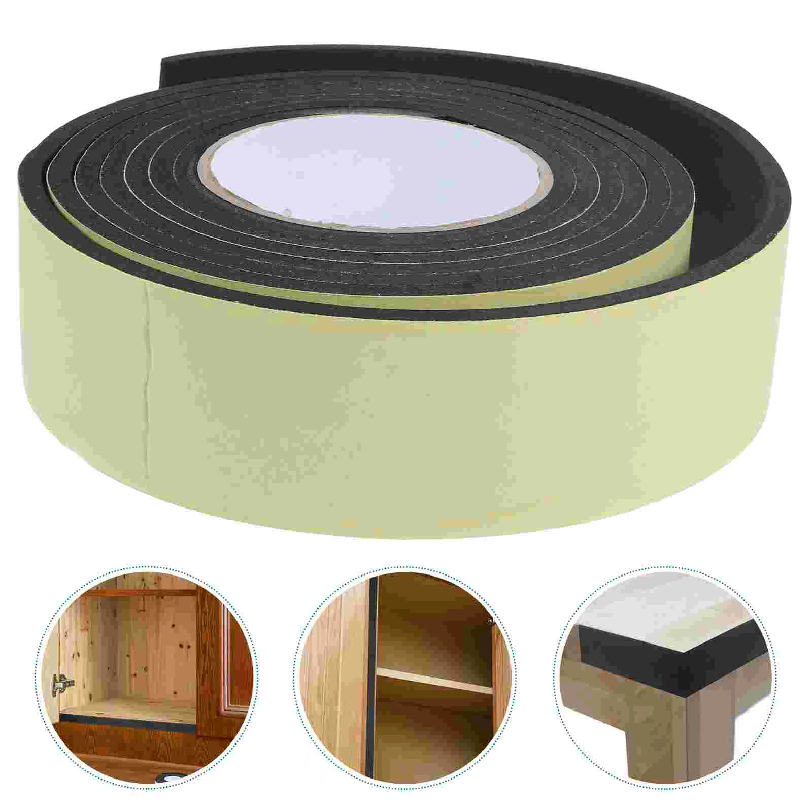 Foam Tape Door Insulation Strip Self Adhesive Black for Window Weather Stripping Eva Sealing