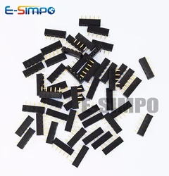 100 Stuks 2.54Mm Ph3.5 Enkele Rij Kort Laag Profiel Recht 2/3/4/5/8/10/20/24/30/40P Rohs Goud Pcb Socket Connector Vrouwelijke Header