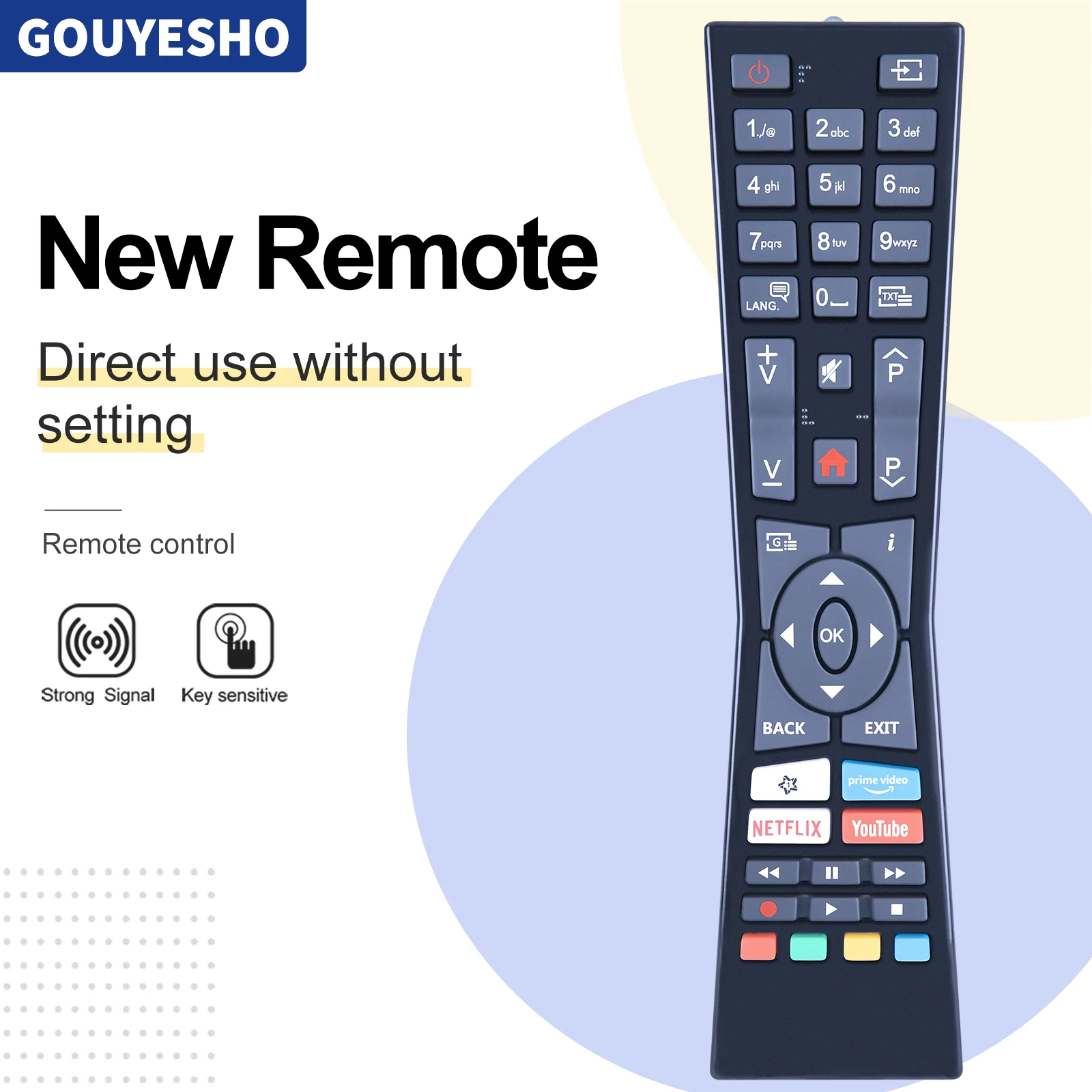 New RCA243100P RM-C3337 Remote Control For JVC TV