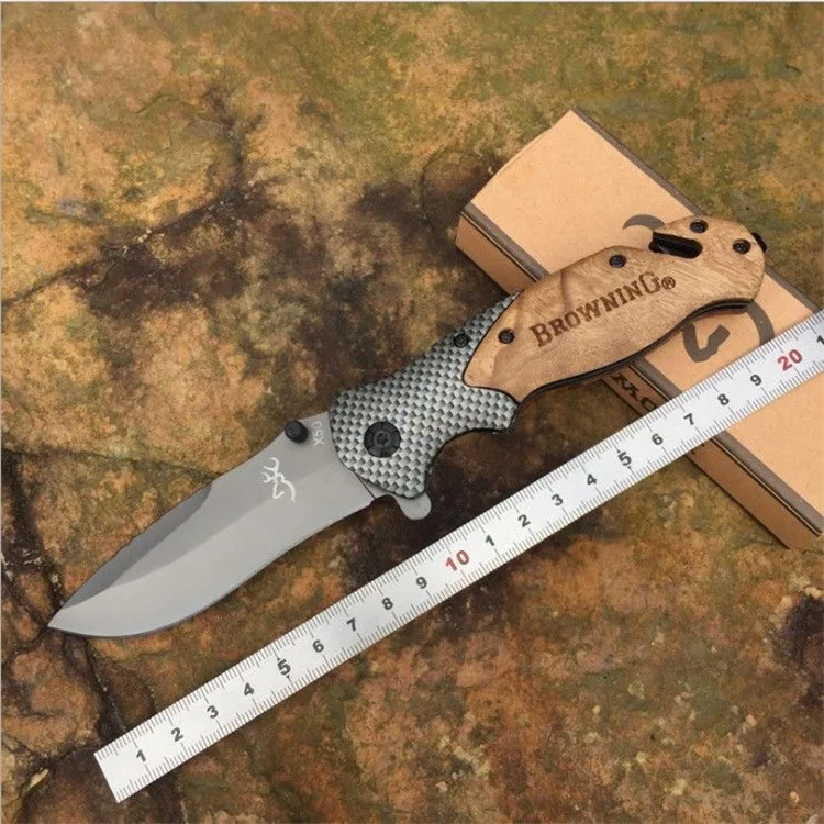 High Hardness Outdoor Portable Cutting Tools Knife Self-defense Multi-function Camping Hiking Folding Knife Gifts For Men