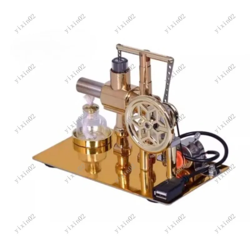 

Mini Stirling Engine Generator Steam Engine Physics Science Experiment Educational Model Toy for Learning And Fun