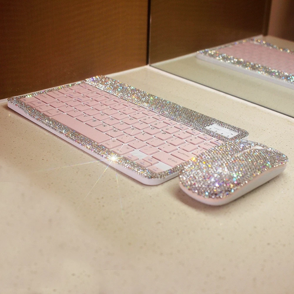 Wireless Bluetooth Keyboard Customized for IPad/laptop Static Capacitance Keyboard Mouse Set Desktop Office Mini Keyboards