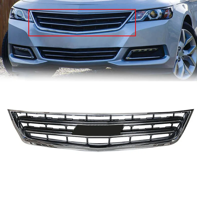 FOR Chevrolet Impala 2014-2020 Upper Grille With High-gloss Trim OE 23354886 84720375 Car Accessories