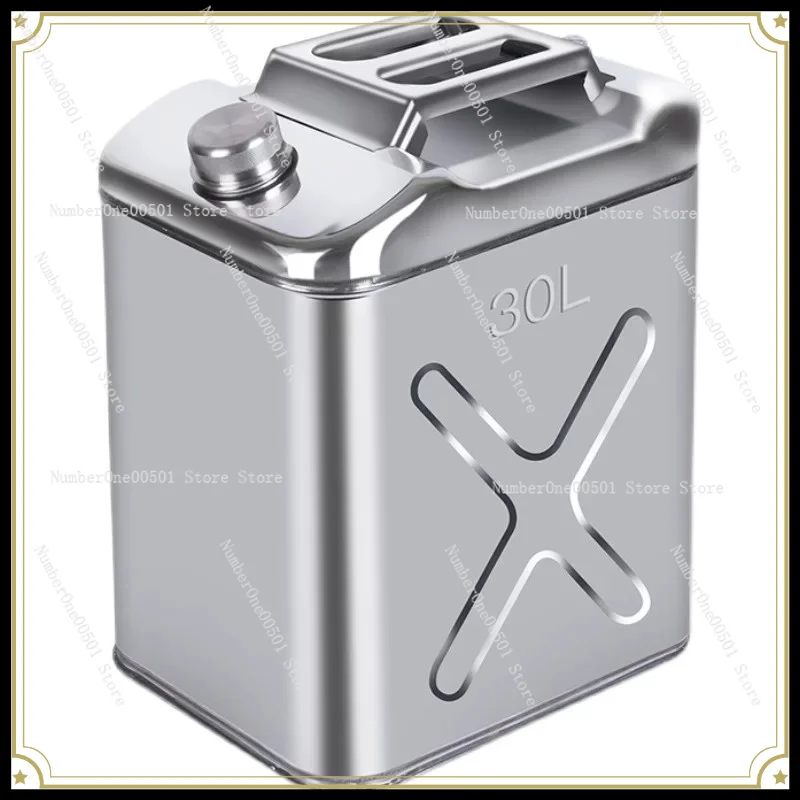 Thickened 304 Stainless Steel Oil Drum 30 Liters 20 Liters 40L Square Oil Tank
