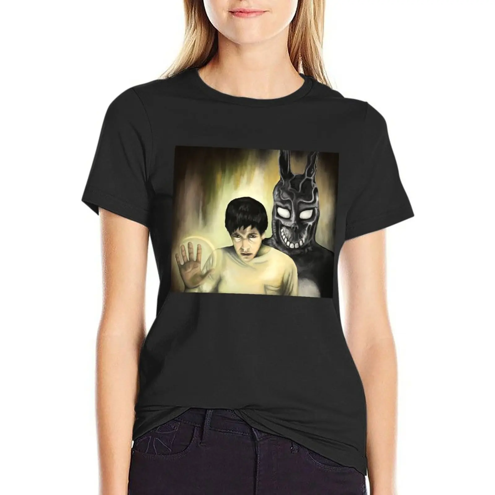 Donnie Darko mirror T-Shirt Short sleeve tee Aesthetic clothing tops tees t-shirt dress for Women plus size