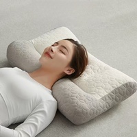 Natural Rubber Pillow Anti Traction Cervical Neck Pillow Soft Elastic Sleeping Pillows Sleep Position Orthopedic Pillow