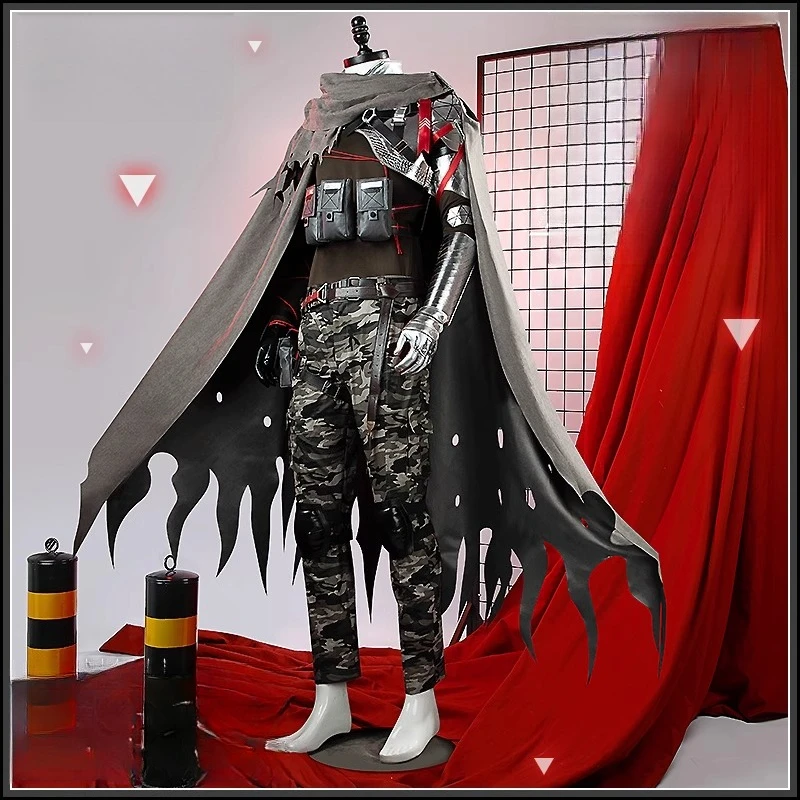 Customized Cape, Cloak, Camouflage Pants Cosplay Outfit