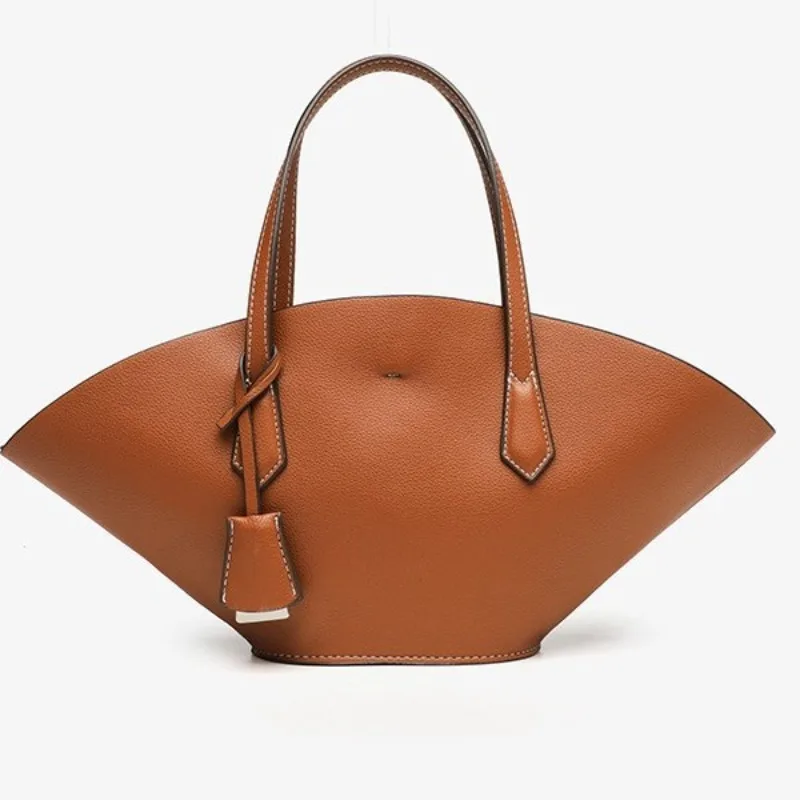 

New Product: Dark Brown Yellow Commuter Handheld One Shoulder Diagonal Cross Tote Bag