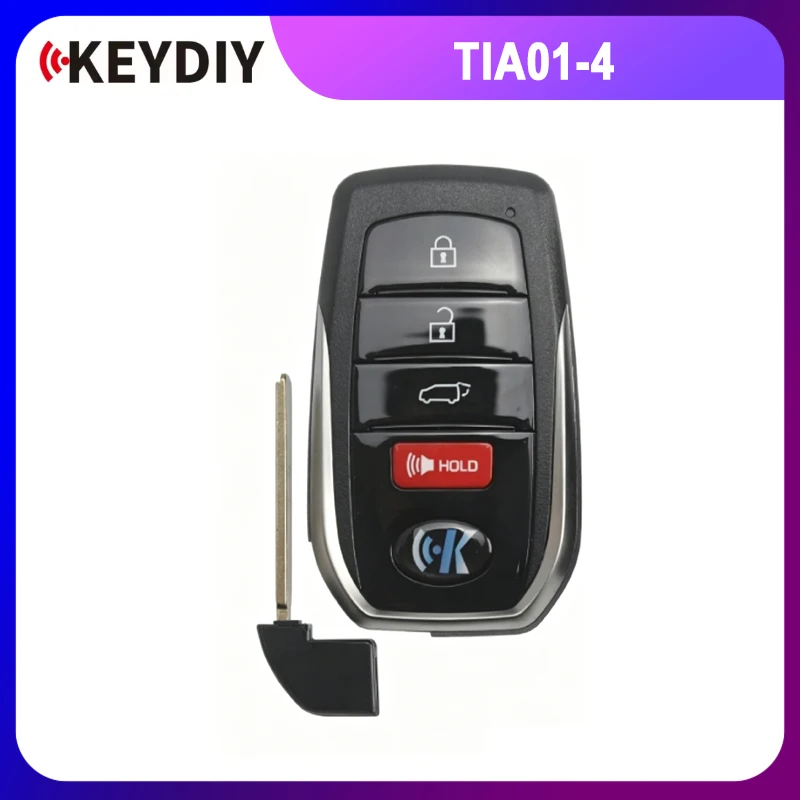 

KEYDIY KD TIA01-4 Universal Smart Remote Key 4 Buttons With 8A 4D Chip for Toyota