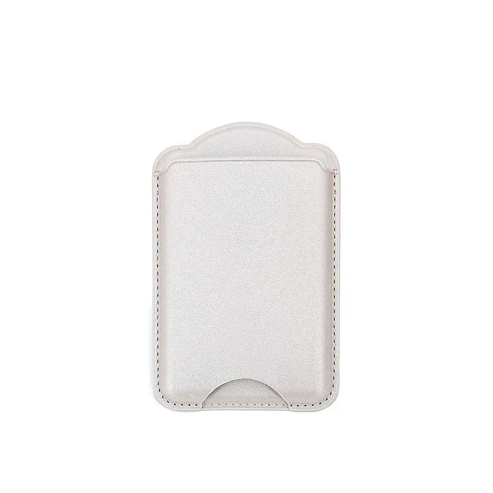 Magsafe 磁気レザーウォレットケース 盗難防止アクセサリー 携帯電話バッグカバー セーフティフォンカードホルダー Samsung/iPhone用