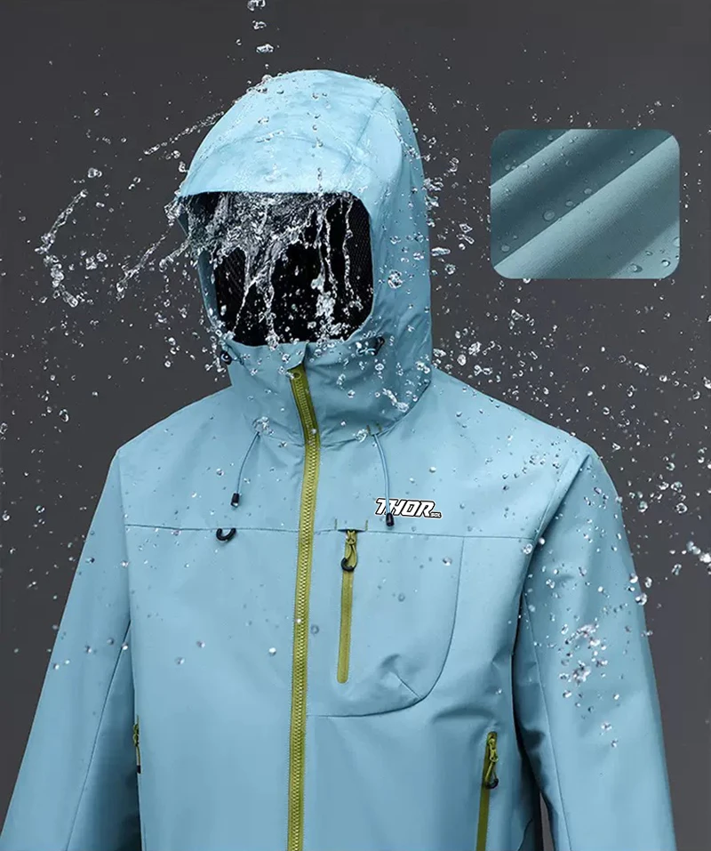 

THORSOL Windproof Cycling Raincoat Bike Jacket Waterproof MTB Jackets Men Woman Chaquetas Impermeables Outdoor Bicycle Clothing