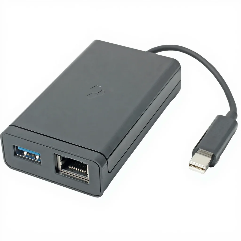 casi-nuevo-adaptador-kanex-ktu20-thunderbolt-gigabit-ethernet-usb-30-para-mac-ipad-pro-macbook-mac-mini
