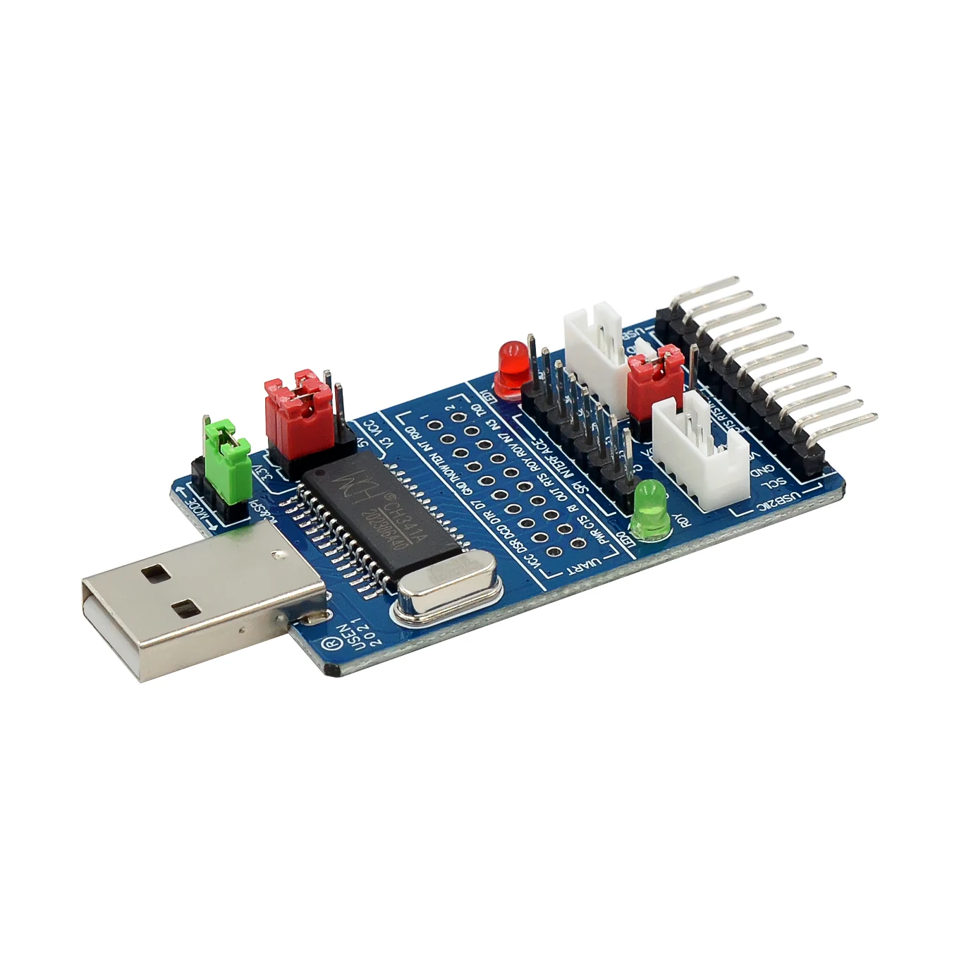 CH341A USB to SPI I2C IIC UART TTL ISP Serial Adapter Module EPP/MEM Converter For Serial Brush Debugging RS232 RS485