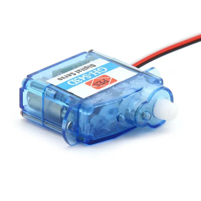 GH-S43D Servo Digital Micro Mini Servo accesorios de modelado 90 grados 3,6-4,8 V para coches RC barcos Robot avión helicóptero 4,3g