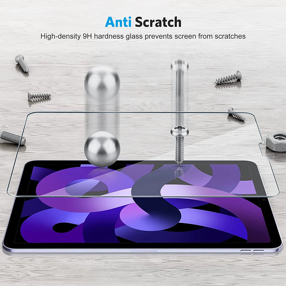 3Pcs Tempered Glass Screen Protector for IPad 10.2 9.7 10. 5 10.9 11 IPad 8 7 6 9 Air 4 3 2 Mini Glass IPad 2020 2019 2018 2021