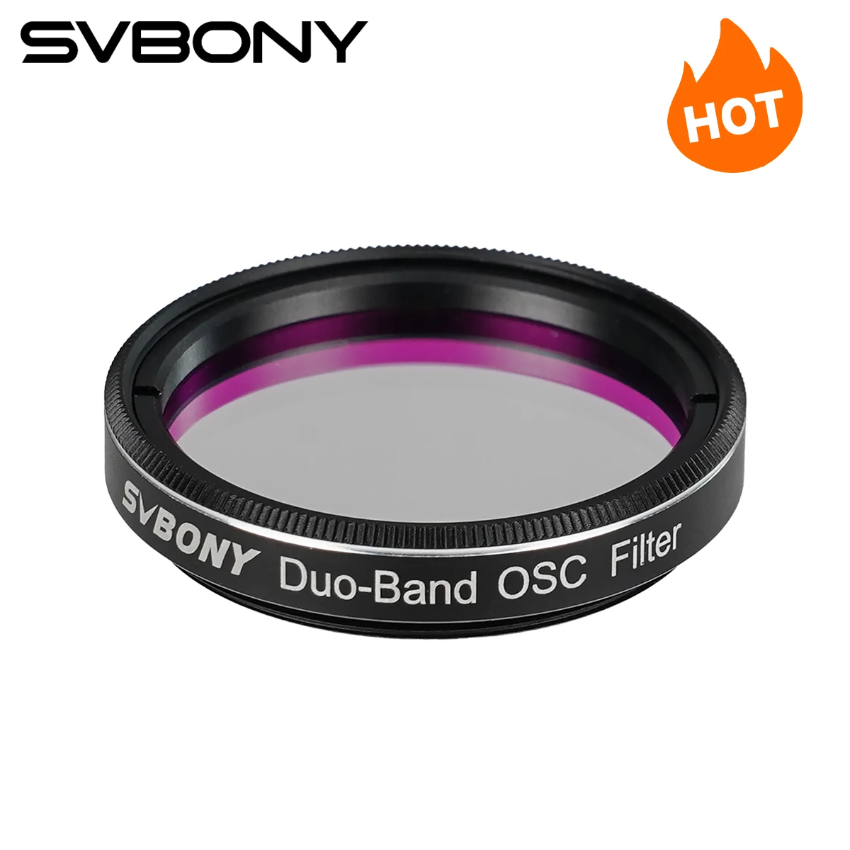 Svbony SV220 Telescope Filter, H-Alpha & OIII, 7nm Dual-Band 1.25"/2" Nebula Filter, Light Pollution Filter for Astrophotography