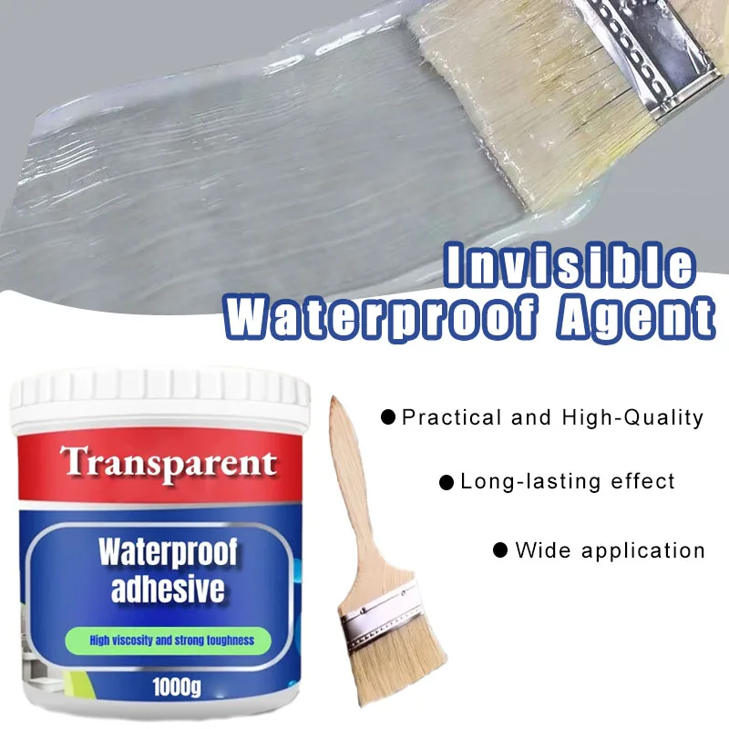 

Invisible Waterproof Agent Transparent Waterproof Coating Sealant Super Strong Leak proof sealant, for Crack Leakage Repairs