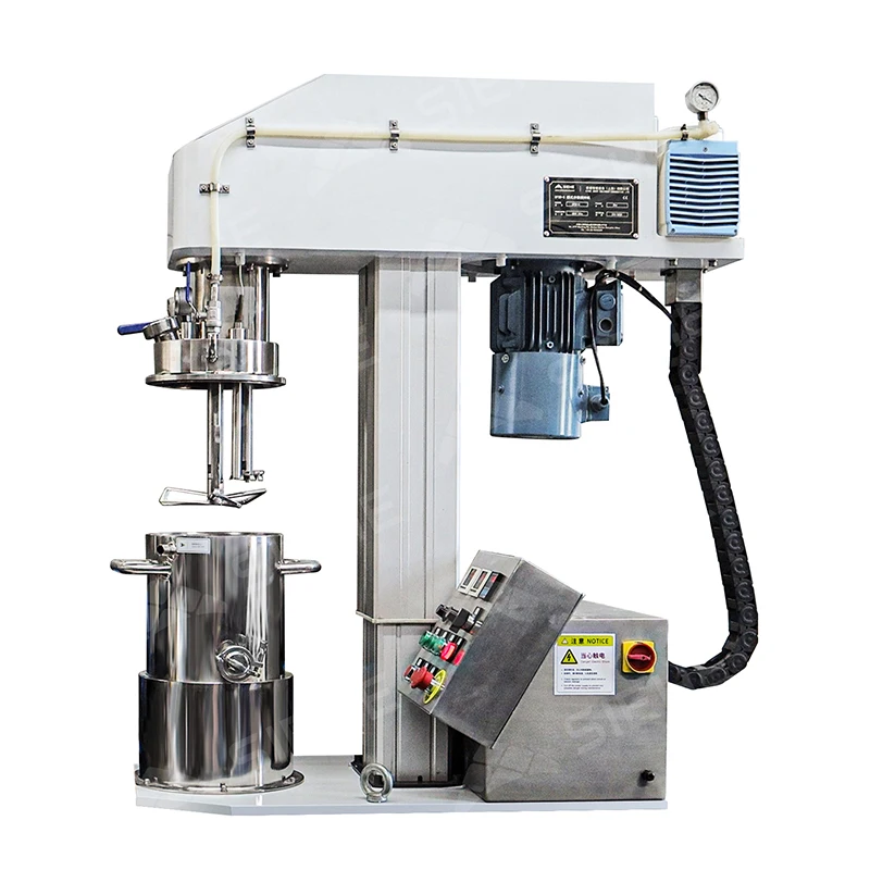 5L Lab Viscous Silicone Sealant Adhesive Mixers Paint Disperser Hydraulic Lifting Butterfly Disperser for Laboratory Use