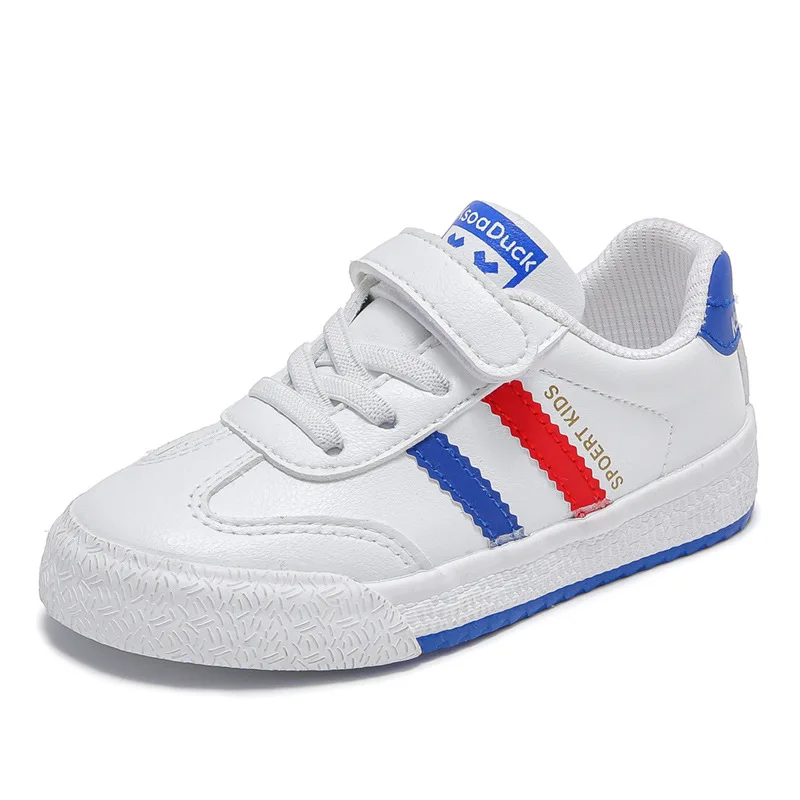 2025 New Style Baby First-walk Shoes Children's Shoes Kids' Sneakers Boys White Casual Canvas Shoes