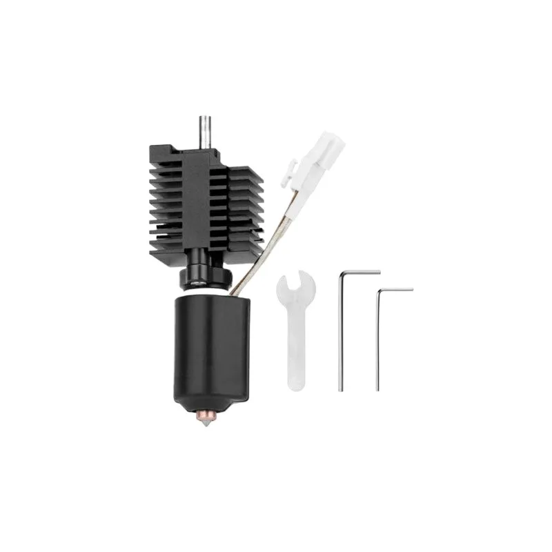 

Ceramic hot end nozzle kit, integrated steel bimetallic nozzle high-temperature heating kit, durable and sturdy