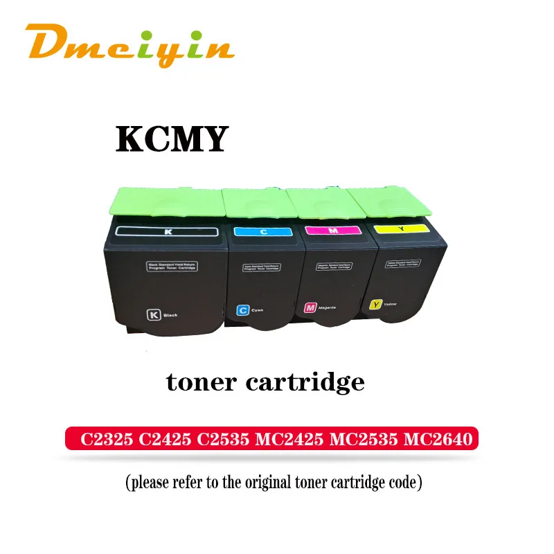 1K Pages C2350K0/C2350C0/C2350M0/C2350Y0 Toner Cartridge for Lexmark C2325/C2425/C2535/MC2425/MC2535/MC2640