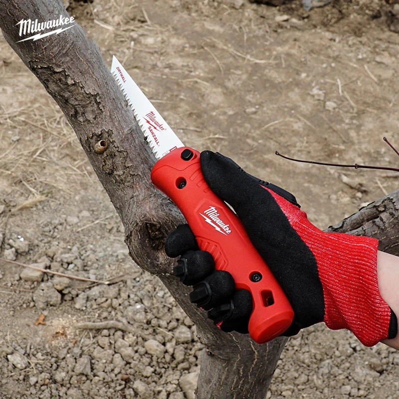 Milwaukee 150MM folding multi-purpose hand saw, garden outdoor logging saw, woodworking small hand saw 4932492812/48-22-0307