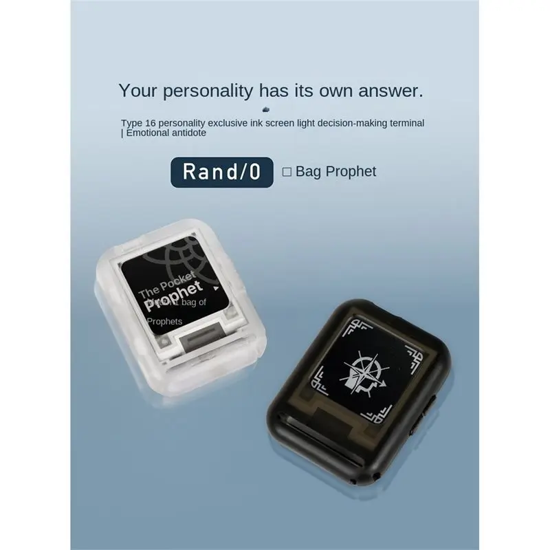 Smart Portable Custom Photo Upload Ink Screen NFC Tag MBTI Fortune Teller Answer Book Dice Page Turner Pendent