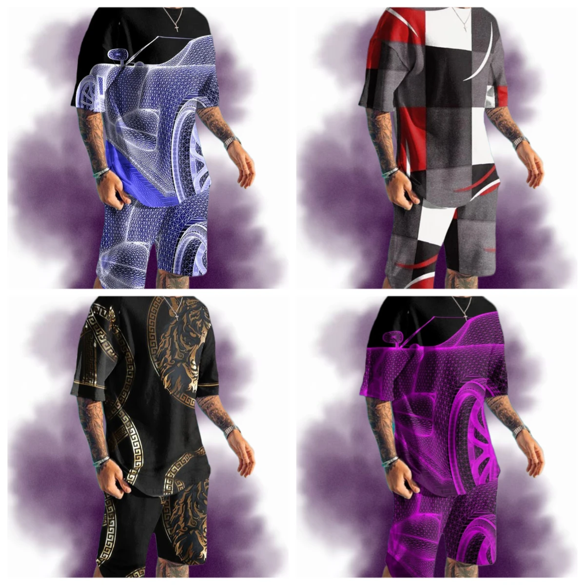 

Новинка 2025/26, мужская спортивная одежда, трендовые мужские комплекты, спортивные костюмы, одежда, повседневные шорты + рубашки, комплект спортивных костюмов, летние спортивные костюмы, мужские комплекты