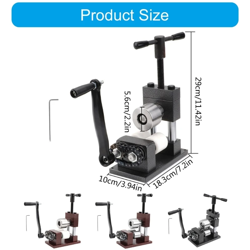 Ювелирные изделия Кольца Браслет Бендер Ручной кривошипный пресс Инструмент для обработки металла N2UE