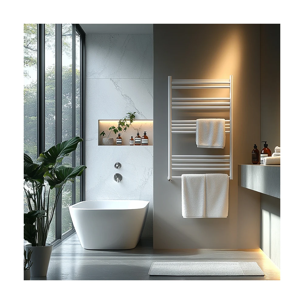 Large Electric Single Towel Rack Warmer Bathroom Heater Radiator Towel Warmer Rack
