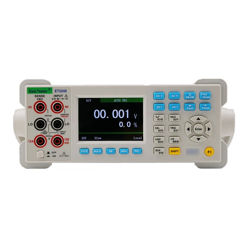 East Tester ET3240 4 1/2 Digits AC DC Measurement 1100V 12A Range Bench Top Digital Multimeter Bench Digital Multimeter DMM