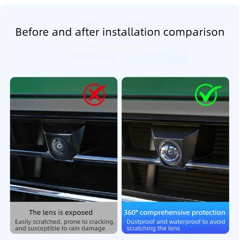 For Cadillac XT5/XT6/CT5 360 Camera Protective Cover Protective Cover Anti-bump Dustproof Car Modification Accessories Supplies