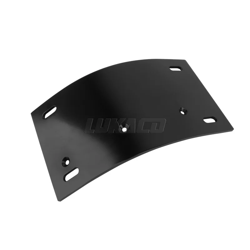 1” Axle Universal Motorcycle License Number Plate Holder Swingarm Mount Curved Vertical Bracket For Harley Honda Yamaha Suzuki