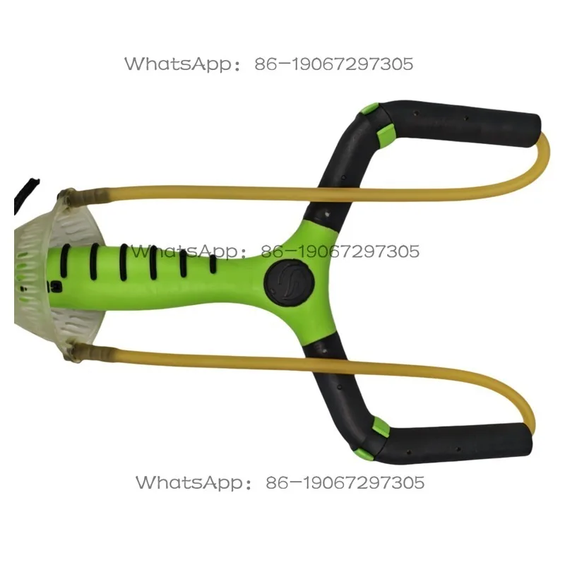Fishing Nesting Device Portable Slingshot Outdoor Fishing Supplies Green Grip Bait Dropper Far Cast Fixed Point