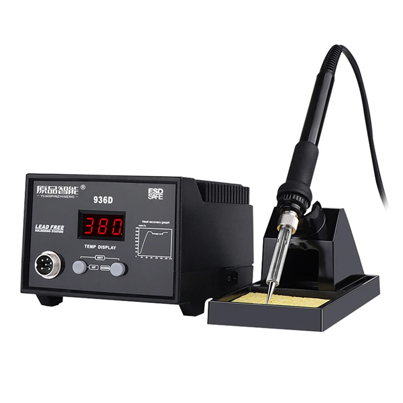 936D Electric Soldering Iron Station Digital Display ESD Industrial Maintenance Household Internal Heating Repair Tin Gun Tools