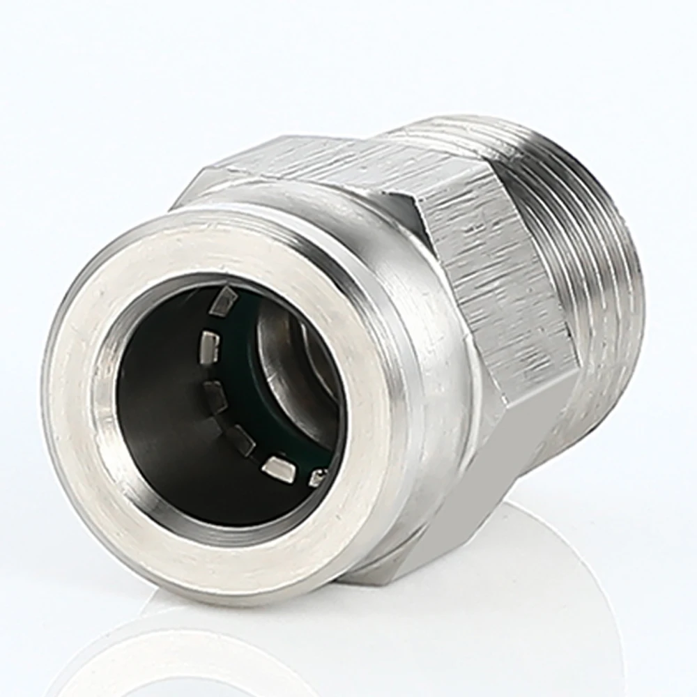 PC 304 Stainless Steel Compressor Pneumatic Quick Coupling for 1/4 5/16 3/8 1/2 Inch Tube Hose 6.35 9.53mm Male PT1/8 1/4 3/8