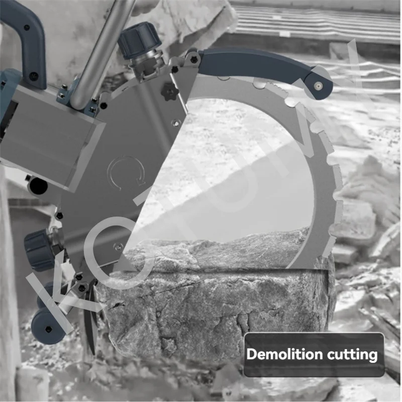 Máquina de corte de parede de concreto portátil de alta potência D370 Serra de anel sem escova de alta frequência