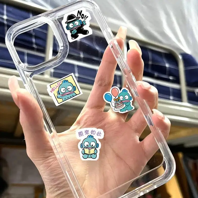 96 pièces Sanrio Hangyodon autocollants dessin animé mignon enfants décoratif cahier tasse d'eau Album de bricolage autocollants jouets cadeaux