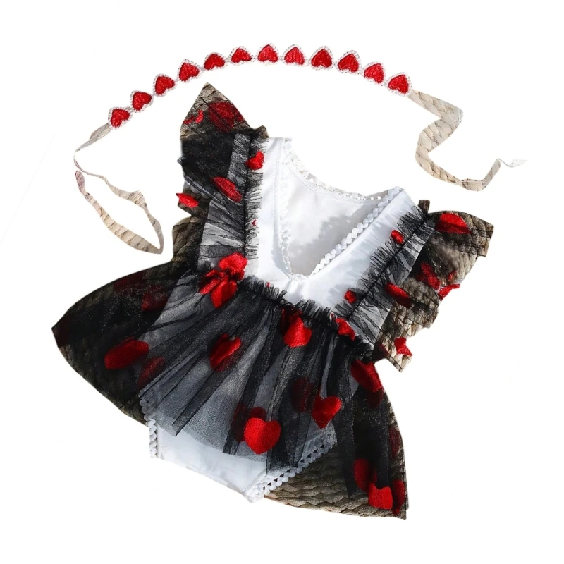 赤ちゃんの写真撮影の小道具ロンパースカチューシャ衣装赤ちゃんの写真撮影の衣装衣類N84E