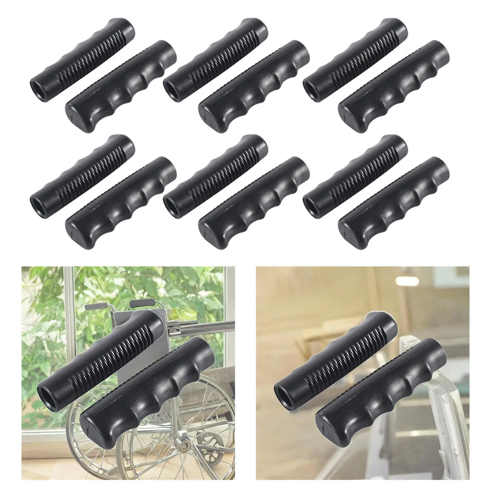 2 Pcs Bike Handlebar Grips Cover Non Slip Handle Replacement Exercise Fitness Handles for Wheelchair Kids Road Mountain Bike