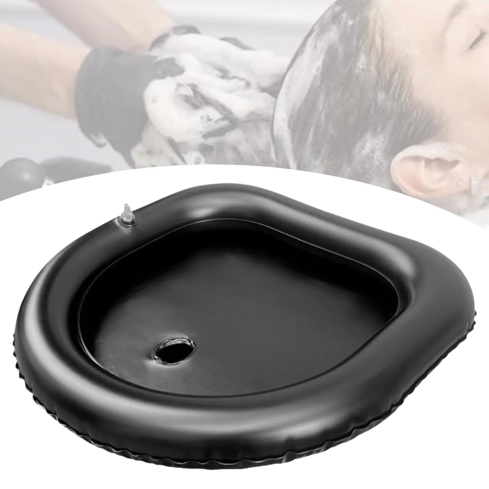 

Hair Washing Tray Leakproof Shampoo Tray Inflatable Shampoo Basin for Home