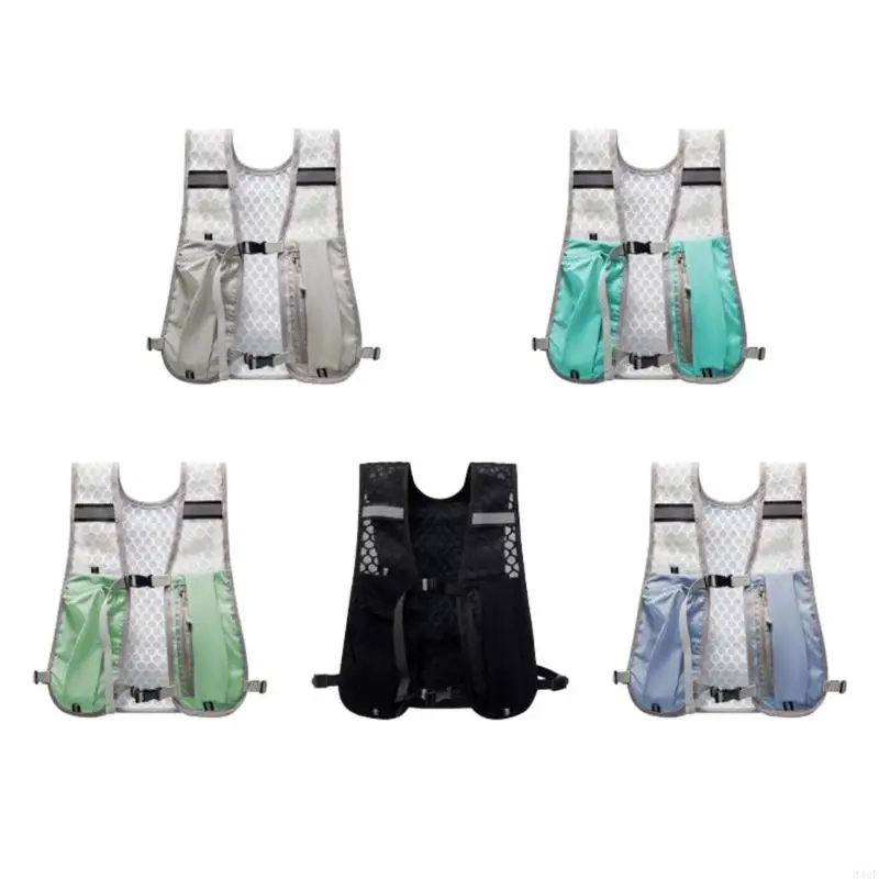 

340F Hydrated Backpack Running Vest Water Bottle Holder Running Backpack for Adult