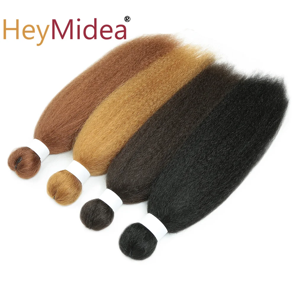 26Inch Vixen Bundles Crochet Hair Synthetic DIY Pre-stretched Braids Hair Extensions Kanekalon Yaki Straight Pony Hair Bundles