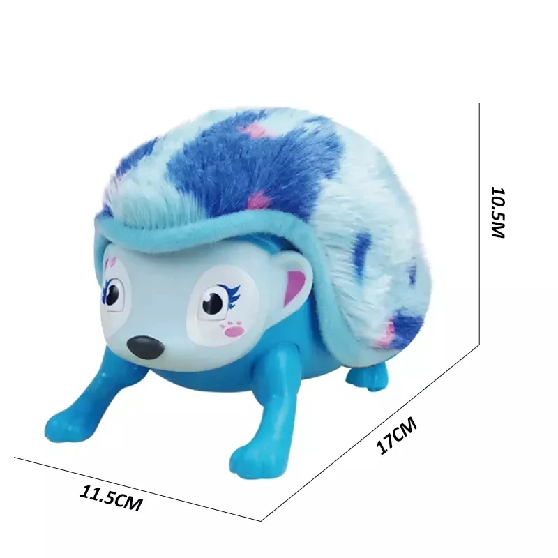 Interactive Pet Hedgehog with Multi-modes Lights Sounds Sensors Light-up Walk Roll Headstand Toys