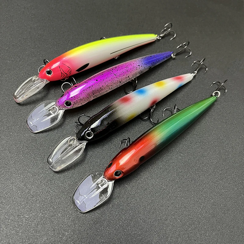 145mm 16.8g Floating Minnow Lures Long Shot Trolling Artificial Hard Bait Pesca Wobbler for Pike Swimbait Fishing Accessories