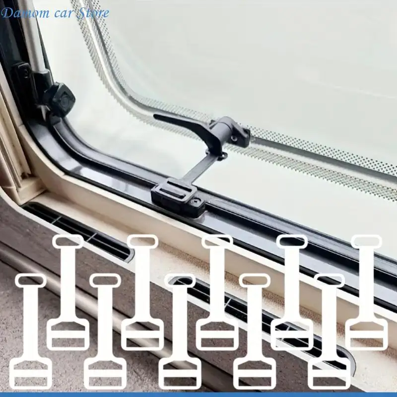 A2UC Caravans Window Ventilation Stay Easy Setup Vent Holders for Child Safety Motorhome Window Restrictor RVs Campers Accessory