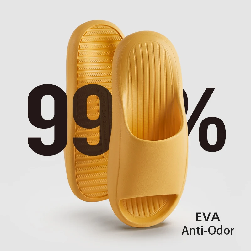 EVA Comfortable And Soft Sandals Summer Household Anti-Slip Slippers Thick-Soled Lightweight Deodorant Outer Wear Couple Sandals