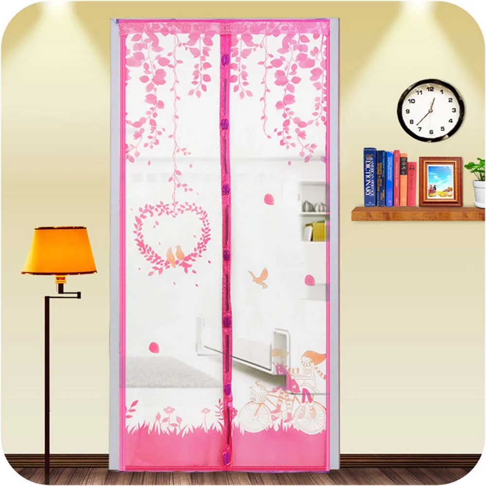 Hands-free Summer Convenient To Use Magnetic Screen Door Effective Protection Easy To Install Mosquito Net Durable Material