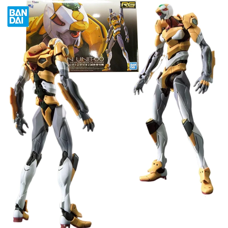 

Bandai Genuine RG 1/144 EVANGELION UNIT-00 Anime figure Movable toy Anime Peripheral Action Figures Doll for Collectors